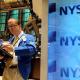 Ein Börsenhändler auf dem Parkett der New Yorker Börse NYSE Euronext. Foto: Andrew Gombert 