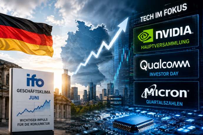 Tagesvorschau 24&period; Juni&colon; Marktblick auf Ifo-Gesch&auml;ftsklima und Tech-Werte&colon; NVIDIA&comma; Qualcomm und Micron dominieren