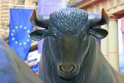Bulle vor Frankfurter Börse