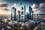Skyline einer Stadt