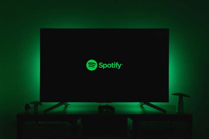 Spotify auf einem TV