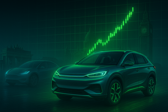 BYD w&auml;chst dreifach&colon; Tesla verliert 40 &percnt;