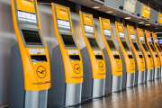 Frankfurt Terminal 1, Check-In Automat, Bordkartenautomat