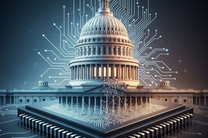 Symbolbild Eingriff US-Regierung in KI Technologiebranche