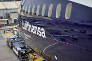Ankunft Jubiläumsflieger 100 Jahre Lufthansa Boeing 787, D-ABPU
