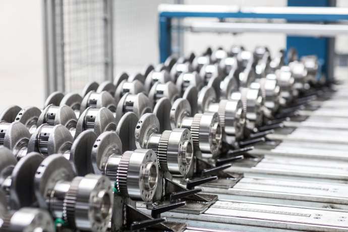 (Kurbelwellen-) Produktion in Köln