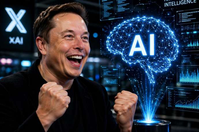 Elon Musk freut sich &uuml;ber KI