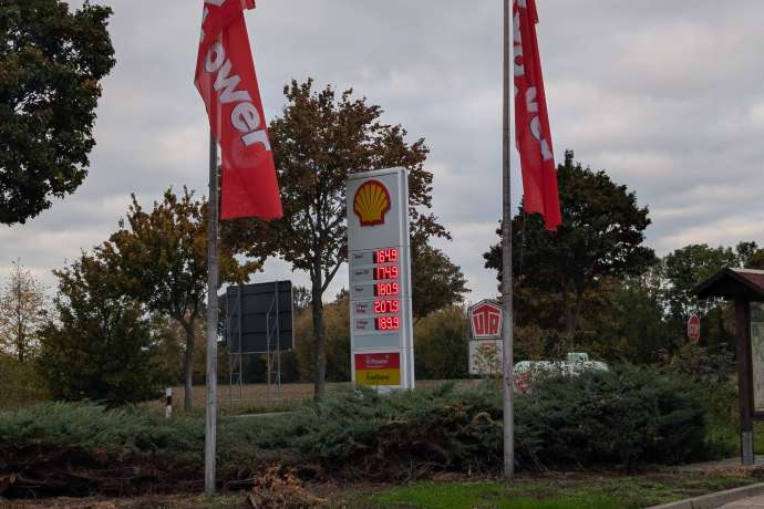 Shell Tankstelle in Bad Liebenwerda