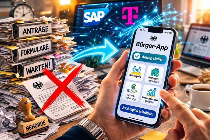 Deutschland-App kommt&colon; SAP und Telekom z&uuml;nden n&auml;chsten Digital-Coup