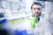 scientists working in the lab