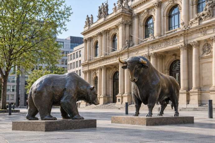 Über der 100-Tage-Linie: DAX dreht nach zähem Start kräftig auf