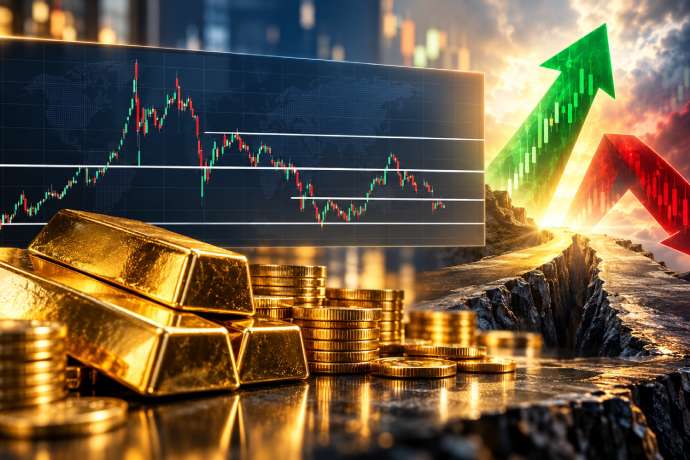 Goldpreis-Ausblick: Gold vor Showdown. Rallye oder Crash als mögliche Szenarien