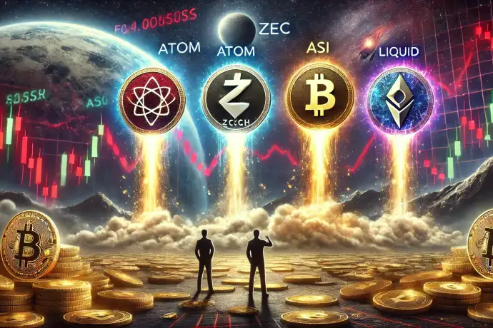 Vier Altcoins trotzen dem Abwärtstrend: Warum ATOM, ZEC, ASI – und jetzt LIQUID – im Fokus stehen