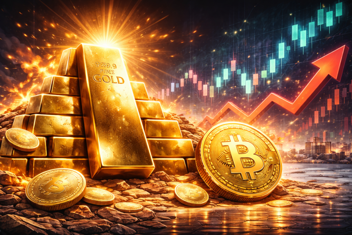 Krypto News&colon; Gold erreicht neues Allzeithoch &ndash; wird Bitcoin jetzt folgen&quest;