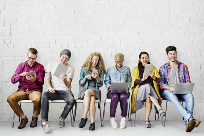 Diversity Friends Connection Global Communication Concept