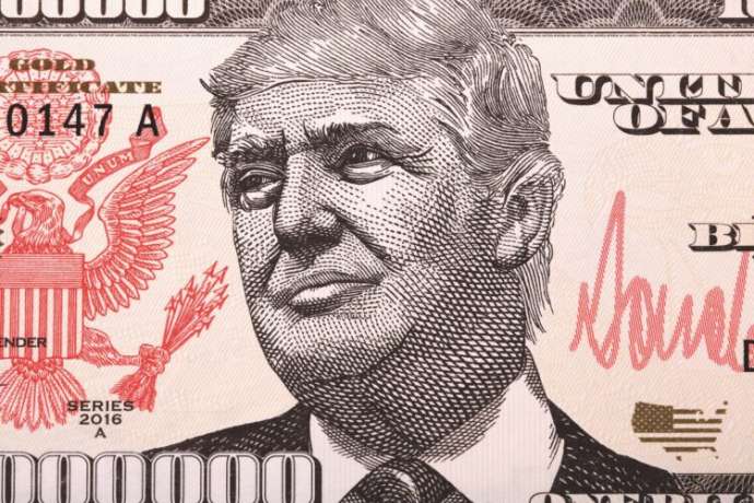 Donald Trump: Ein Porträt aus Geld