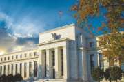 Federal reserve building at Washington D.C. on a sunny day.
