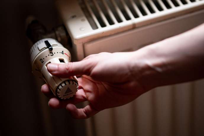 Heizung und Heizthermostat