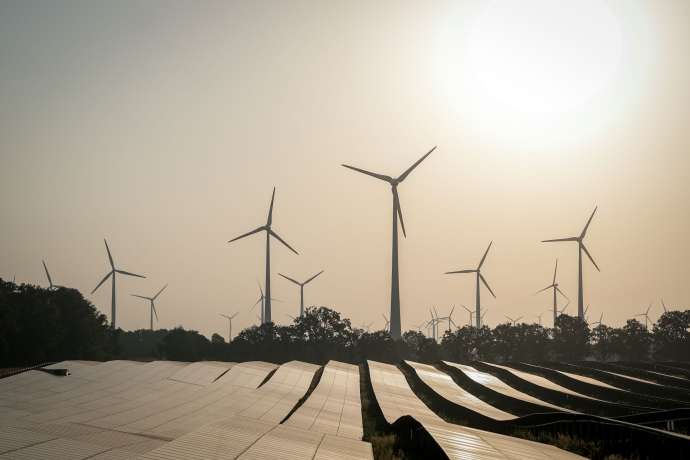 Solar- und Windkraft