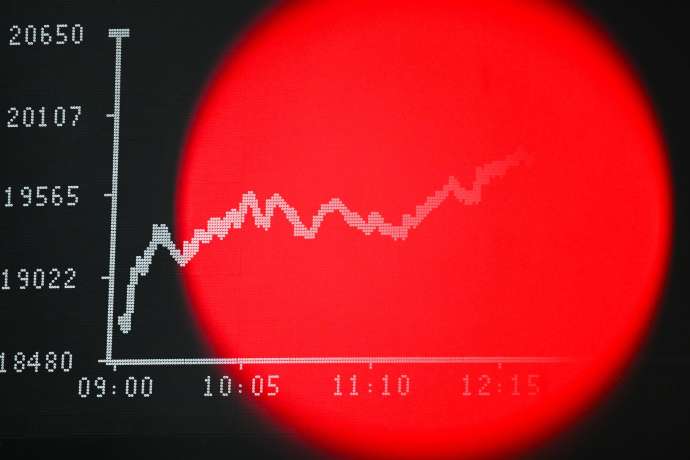 Dax-Kurve an der Frankfurter B&ouml;rse