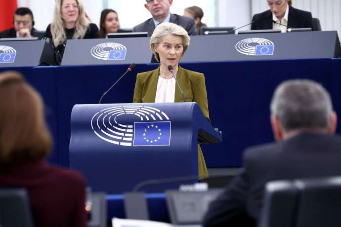 Plenarsitzung des Europ&auml;ischen Parlaments - Von der Leyen