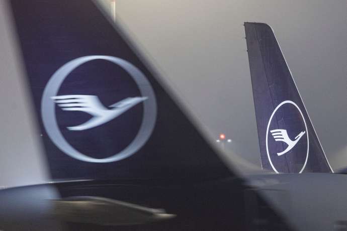 Lufthansa-Jets am Flughafen Frankfurt&sol;Main