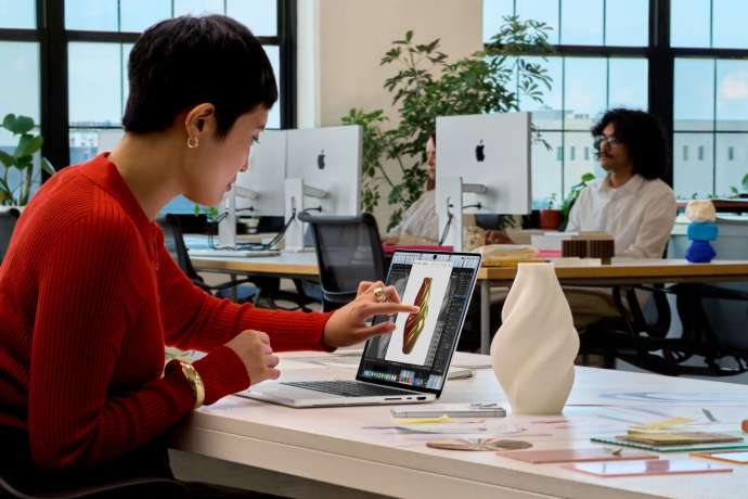 Aus Sicht von Apple dürften vor allem professionelle Nutzer an Touch-Funktionen auf dem Mac interessiert sein. (Handout)