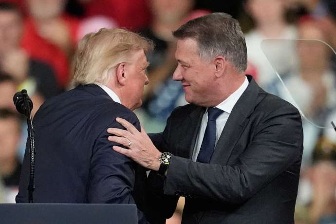 Audi-Chef Gernot Döllner steht für seinen Auftritt mit US-Präsident Trump in der Kritik. (Archivbild)
