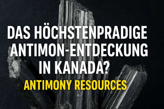 Das Antimon-Erwachen: Warum dieser übersehene kanadische Explorer eine der hochgradigsten Entdeckungen Nordamerikas besitzen könnte