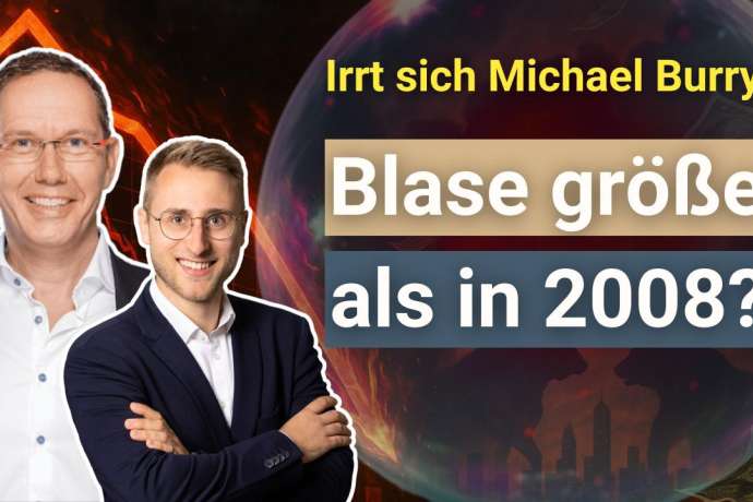 Irrt sich Michael Burry?: US-Aktienmarkt völlig überbewertet! Hat Michael Burry doch recht?