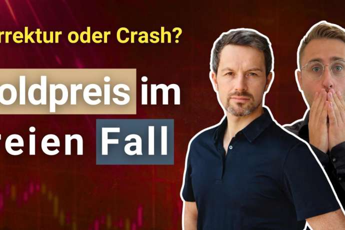 Marc Friedrich warnt&excl;&colon; Gold f&auml;llt stark - Crash oder Korrektur&excl;&quest; &lpar;Mit Marc Friedrich&rpar;