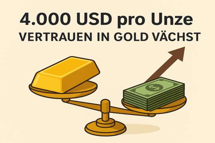 Gold 4.000 USD/Unze: Diese Aktie kann maximal profitieren!