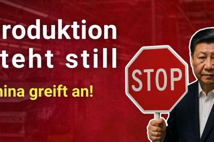 Produktion steht still!: China schlägt gnadenlos zu! Rohstoff stopp & Gold Käufe