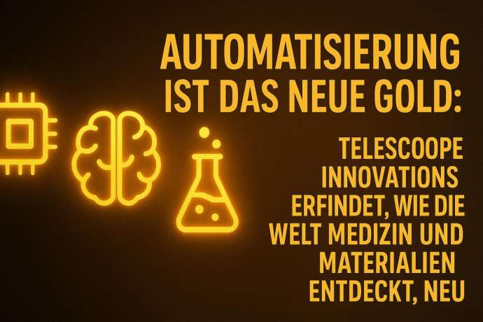 Automatisierung ist das neue Gold&colon; Telescope Innovations erfindet Entdeckung von Medizin & Materialien neu&excl;