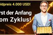 Durchbruch: Gold 4.000 USD!: Gold bei 4000 $ – Jetzt beginnt der wahre Bullenmarkt!