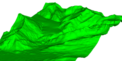 A green rock with a white background
AI-generated content may be incorrect.