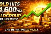 Gold bei 4.600 USD! Goldgroup auf Allzeithoch - so sieht ein echtes Re-Rating aus