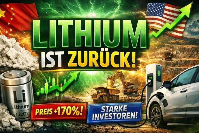Lithium ist zur&uuml;ck &mdash; und diesmal f&uuml;hren Institutionen den Markt an