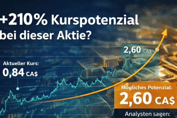 Gold auf Rekordniveau&colon; Ein unabh&auml;ngiger Analyst sieht bei dieser Goldaktie &uuml;ber &plus;200 &percnt; Kurspotenzial