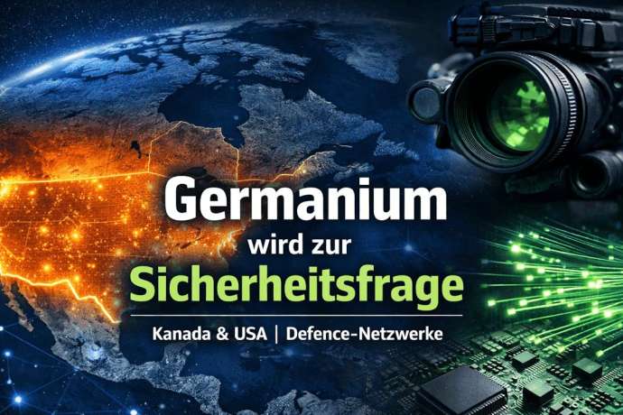 Kritische Rohstoffe&colon; Diese Germanium-Aktie r&uuml;ckt jetzt ins sicherheitspolitische Zentrum Nordamerikas