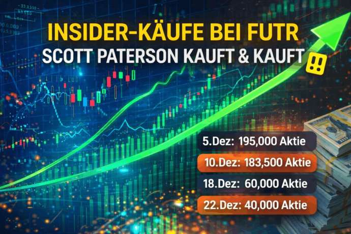 Insider-Alarm bei FUTR&colon; Scott Paterson kauft wie ein Besessener&excl;&excl;