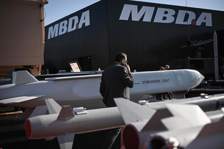 A missile manufactured by France’s MBDA was on display at the Paris Air Show in June.