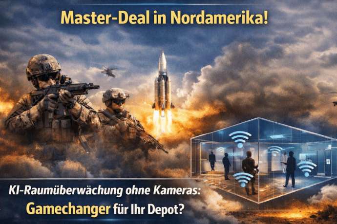 Gamechanger f&uuml;r Ihr Depot&colon; Der Durchbruch in Nordamerika&colon; Dieses Unternehmen erobert jetzt den Verteidigungssektor&excl;