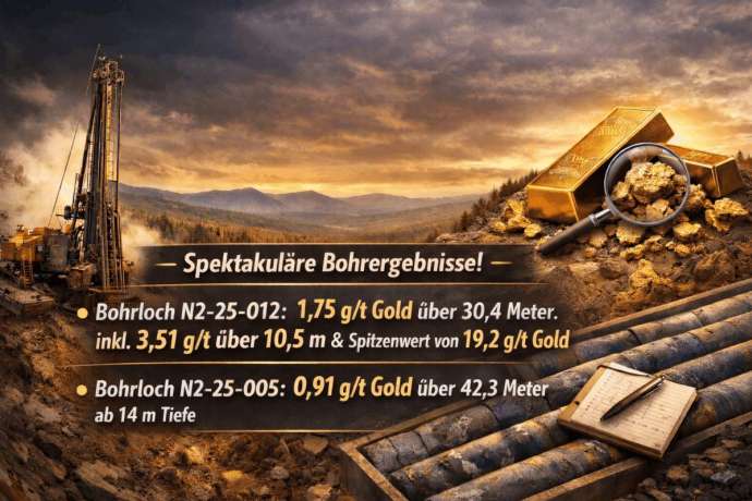 Gold-Durchbruch in Quebec&colon; Formation Metals meldet Top-Ergebnisse&colon; 1&comma;75 g&sol;t Gold &uuml;ber 30&comma;4 Meter und best&auml;tigt massives Tagebau-Potenzial