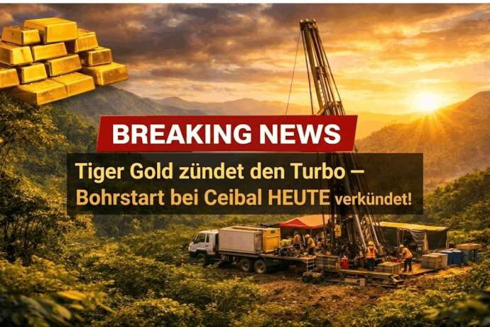BREAKING NEWS&colon; Diese Goldaktie z&uuml;ndet den Turbo &ndash; Bohrstart bei Ceibal HEUTE verk&uuml;ndet&excl;