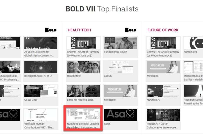 NurExone Biologic&colon; Finalist f&uuml;r den BOLD Award&excl;