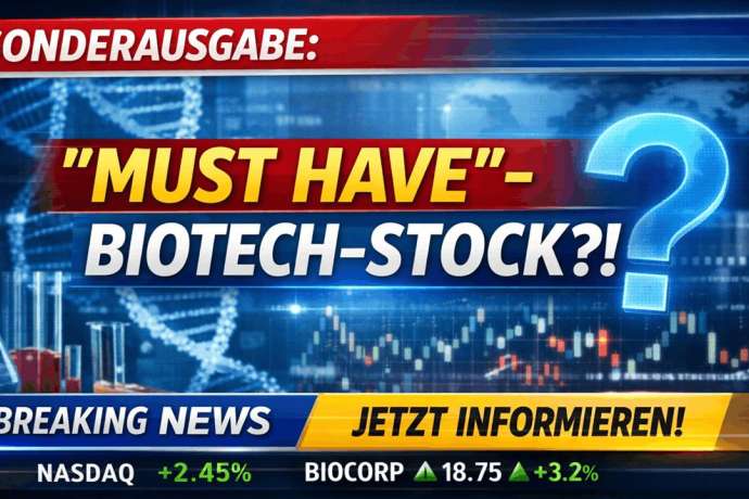 Sonderausgabe&colon; &OpenCurlyDoubleQuote;Must Have&rdquo;-Biotech-Stock&quest;&excl;