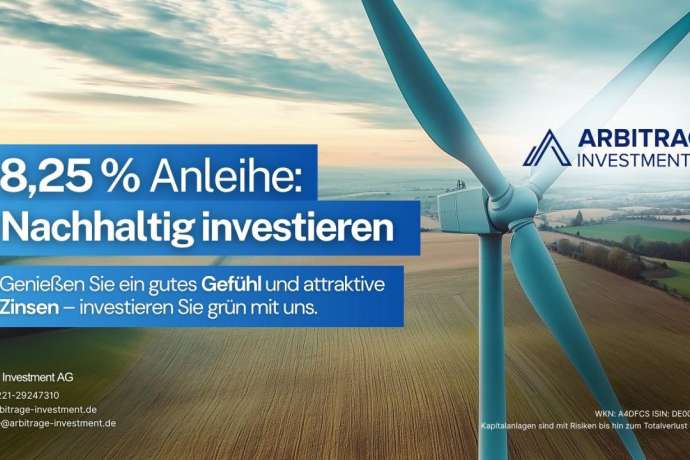 ARBITRAGE INVESTMENT AG&colon; &bdquo;DIE WELT WIRD UNSICHERER &ndash; ALSO MUSS KAPITAL INTELLIGENTER ARBEITEN&OpenCurlyDoubleQuote;