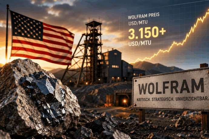Geheimer Wolfram-Aktie&colon; 1&period;700 &percnt; Preisexplosion&colon; Wird dieser US-Wolfram-Nanocap jetzt neu bewertet&quest;