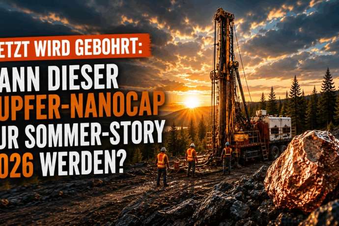 Kupfer-Knappheit&colon; Jetzt wird gebohrt&colon; Kann dieser Kupfer-Nanocap zur Sommer-Story 2026 werden&quest;